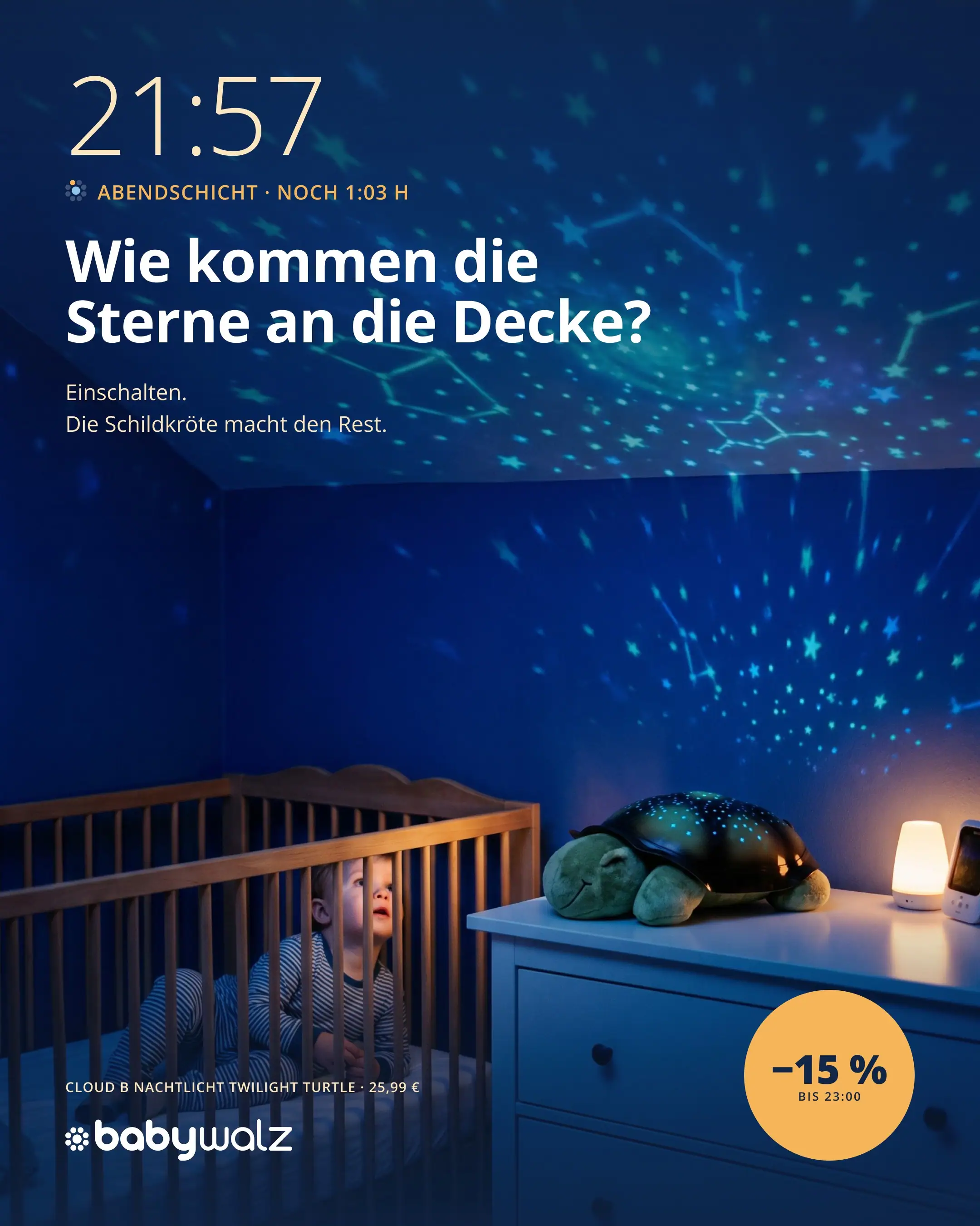Key visual 21:57 · How do the stars get on the ceiling?