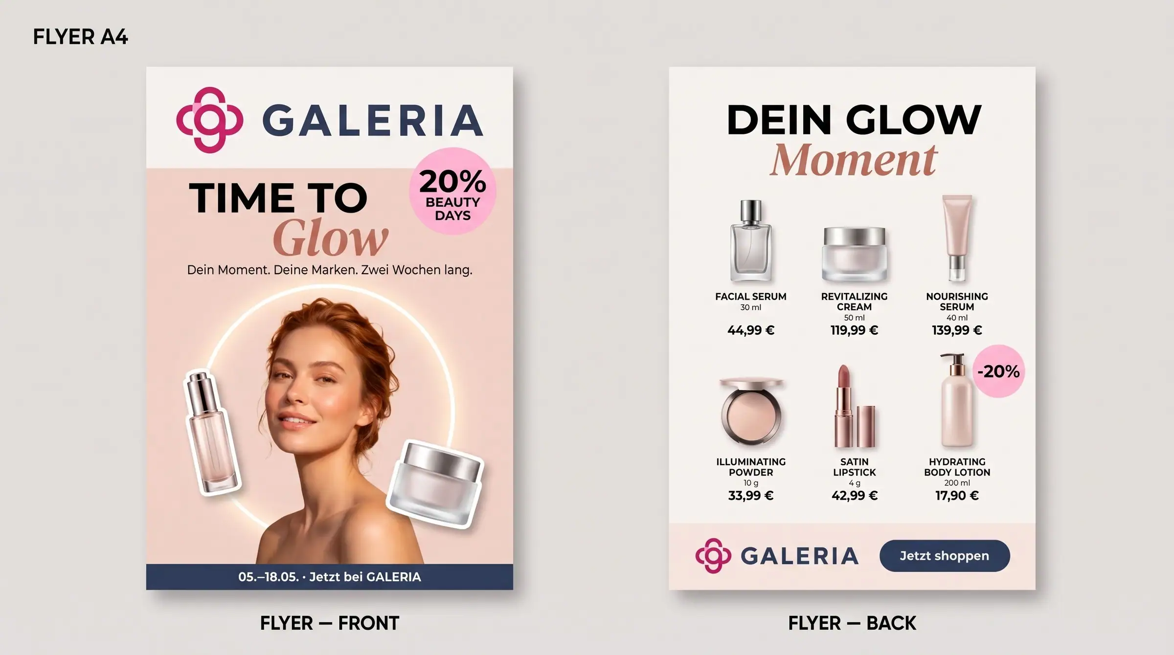GALERIA promotional flyer