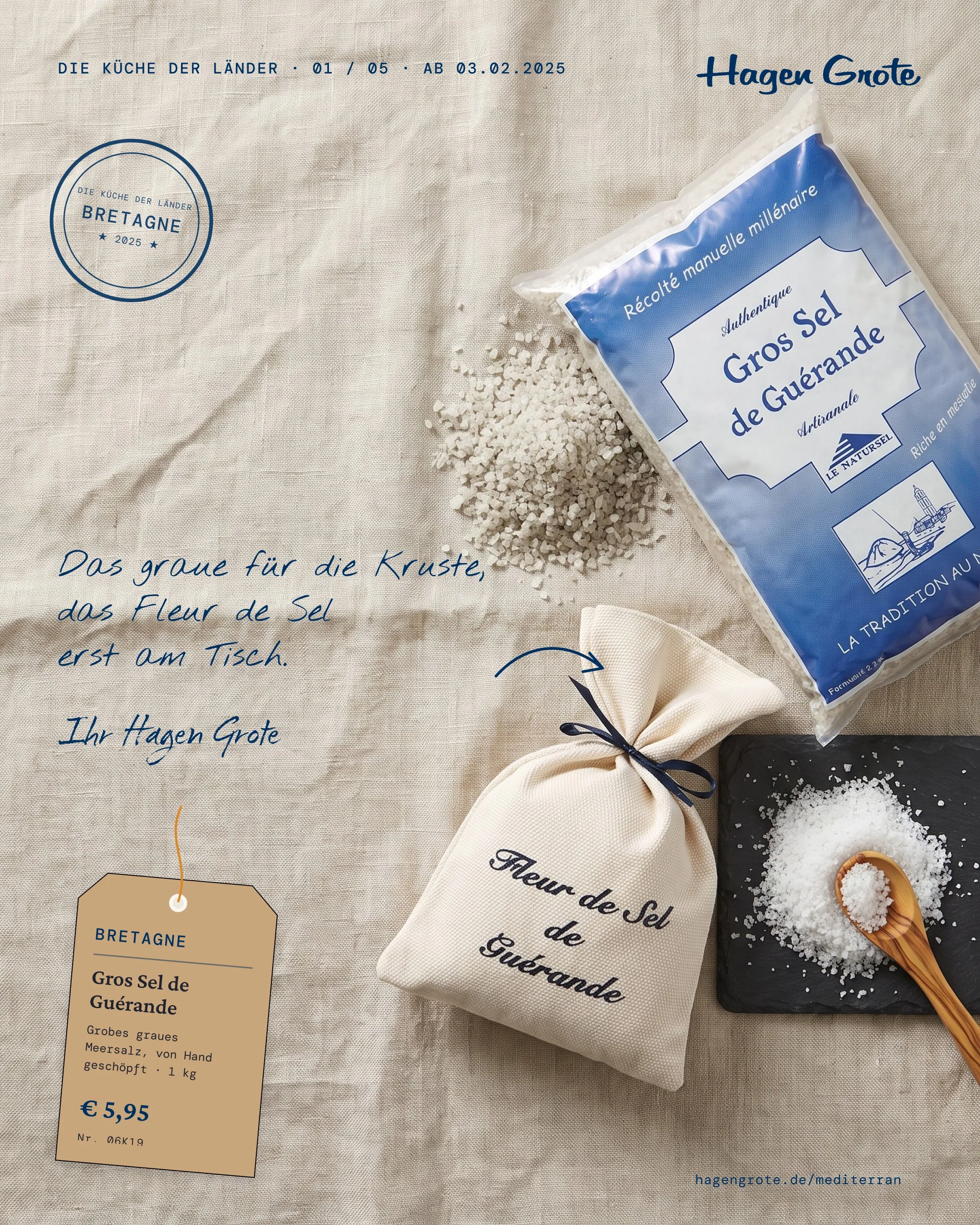 Station 1: Bretagne, grey sea salt