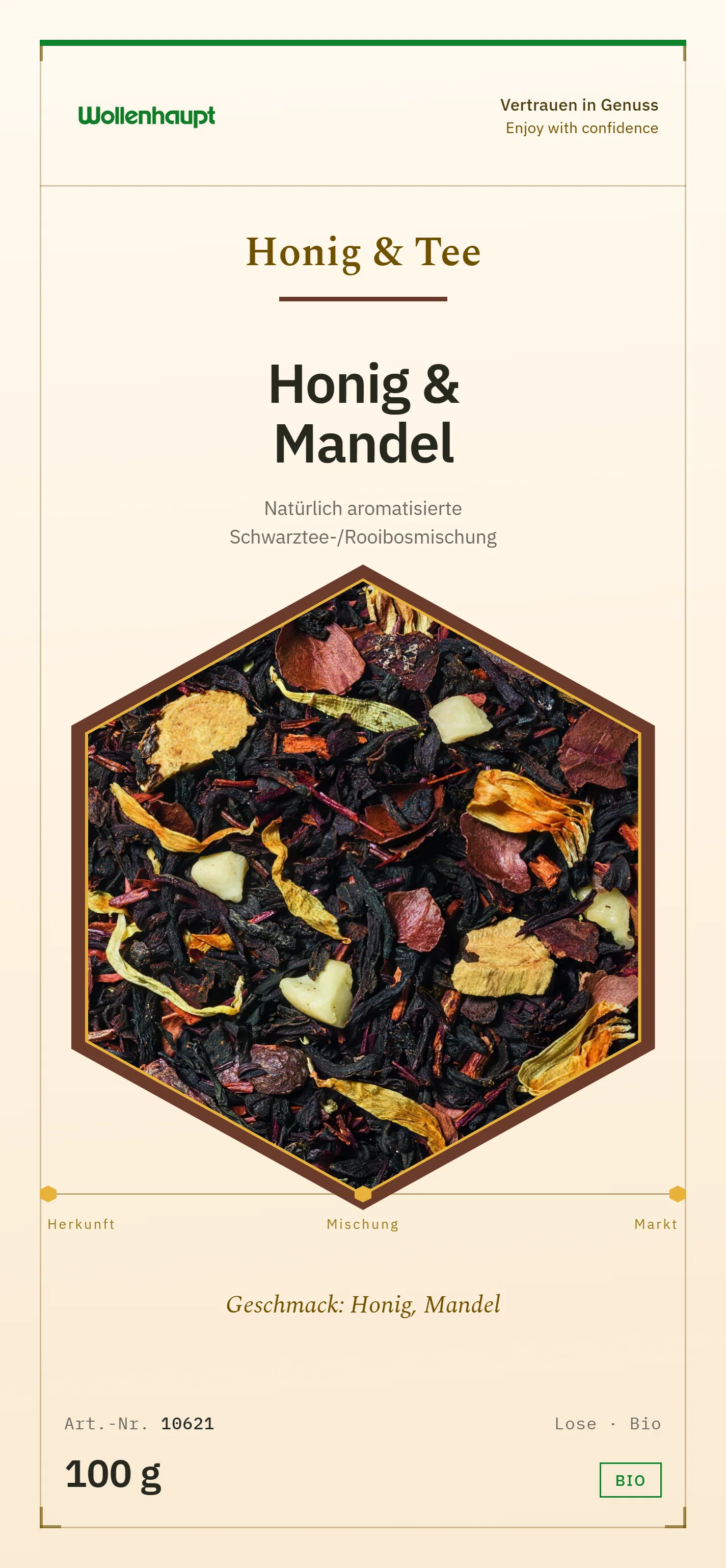 Honey & Almond pack front