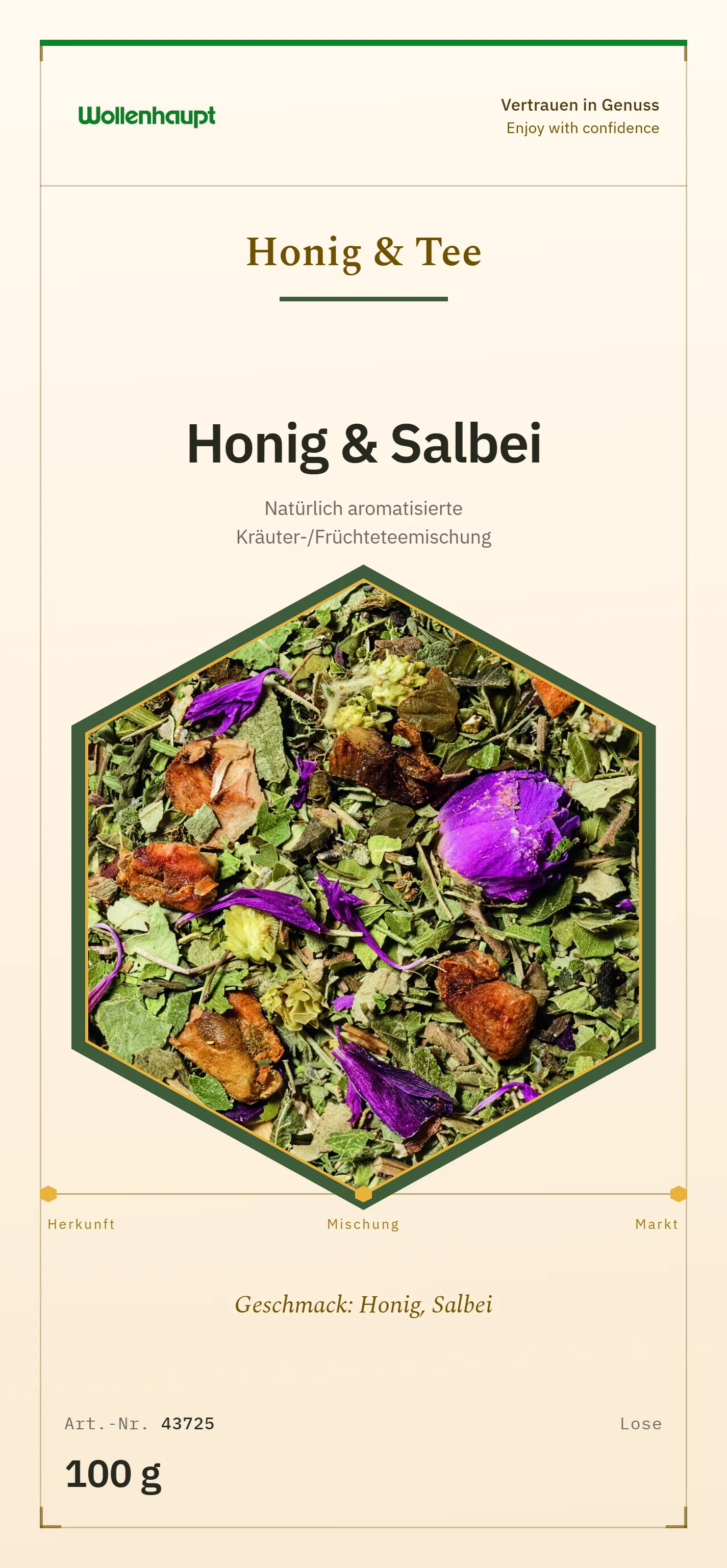 Honey & Sage pack front