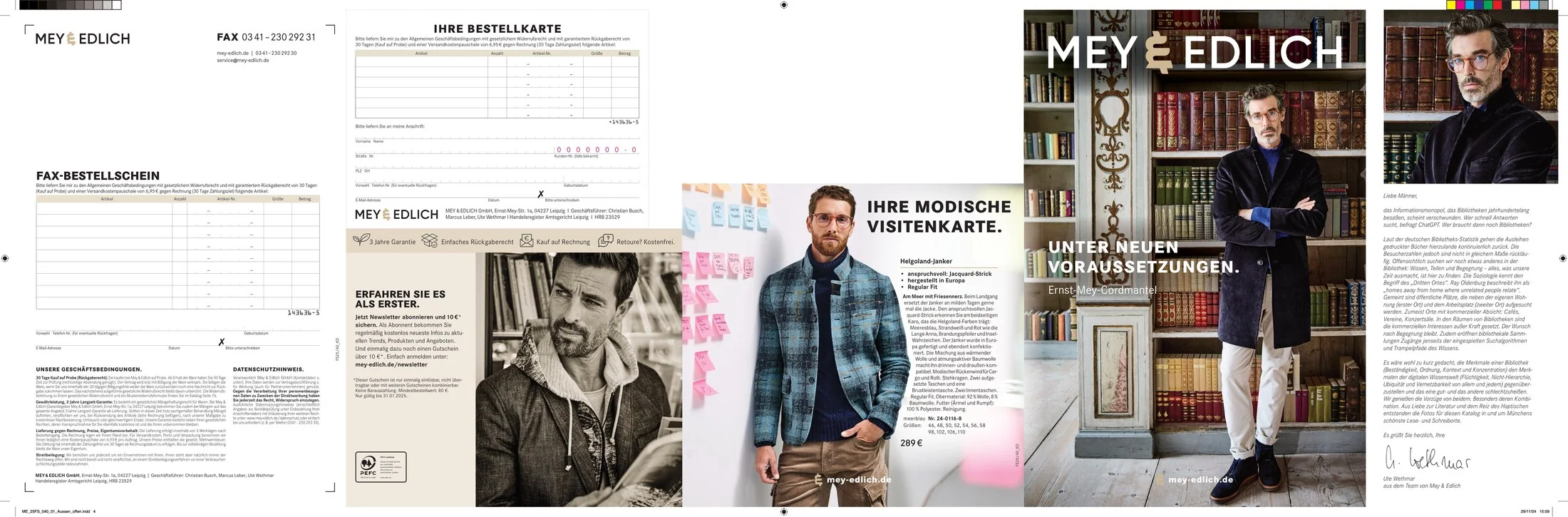 Catalogue layout by Phúc Trần / Cover and order pages