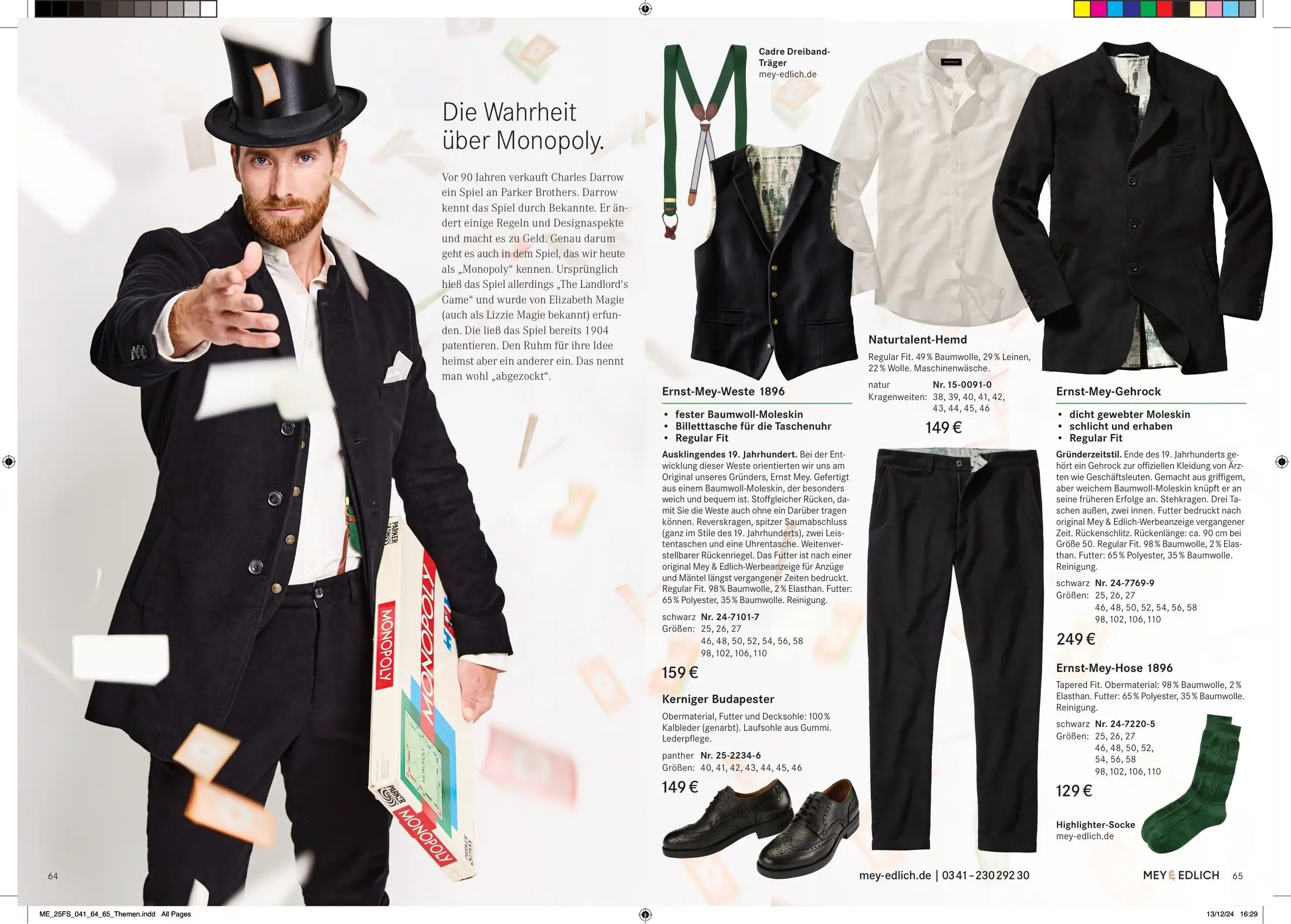 Catalogue layout by Phúc Trần / „Die Wahrheit über Monopoly.“ The truth about Monopoly