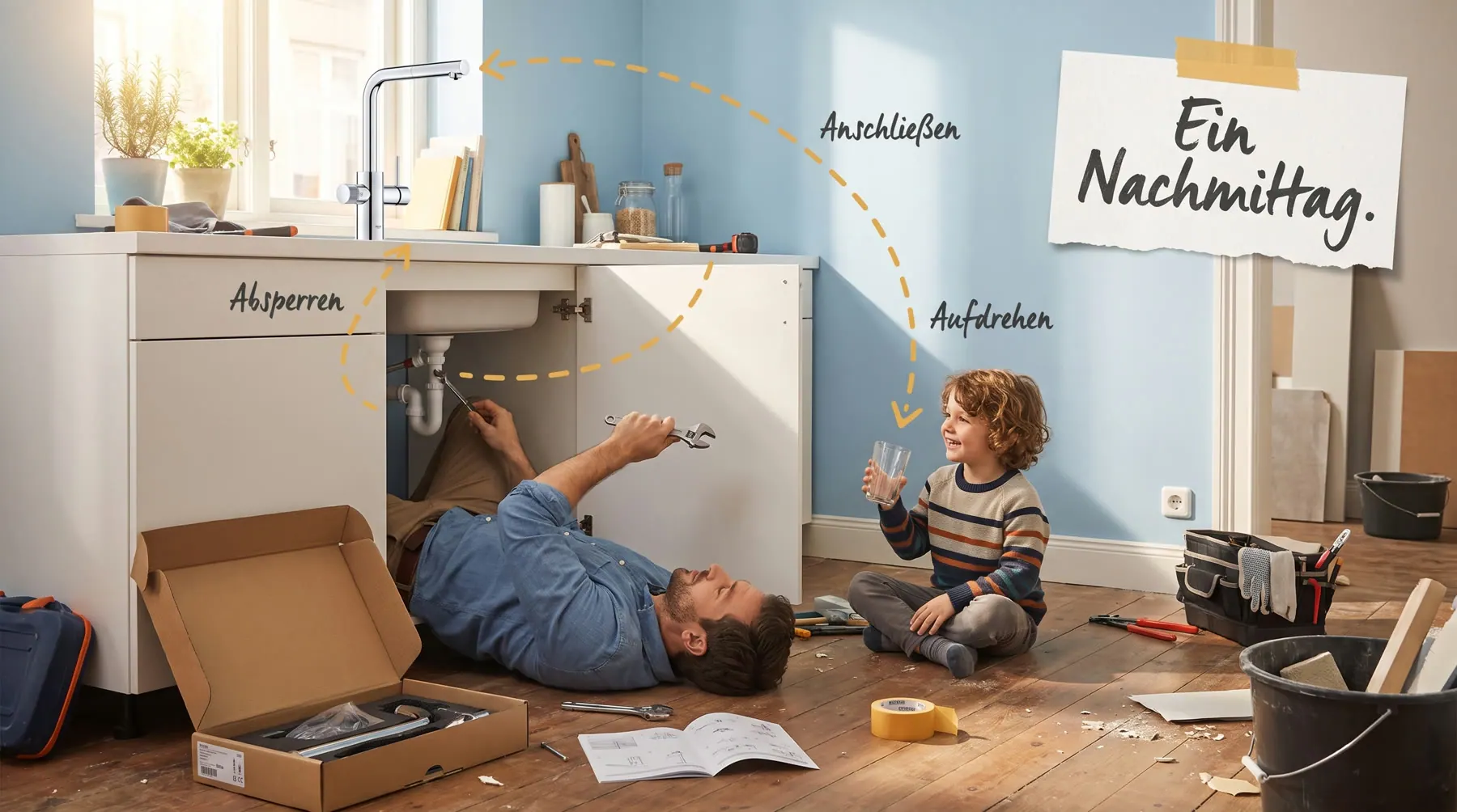 GROHE QuickFix / faucet installation at home